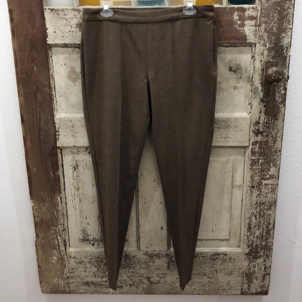 Talbots Brown/Black plaid straight leg pants